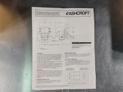 NEW ASHCROFT GDDN4GGB25 XC4FS