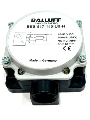 NEW BALLUFF BES-517-140-U5-H INDUCTIVE SENSOR BES517140U5H