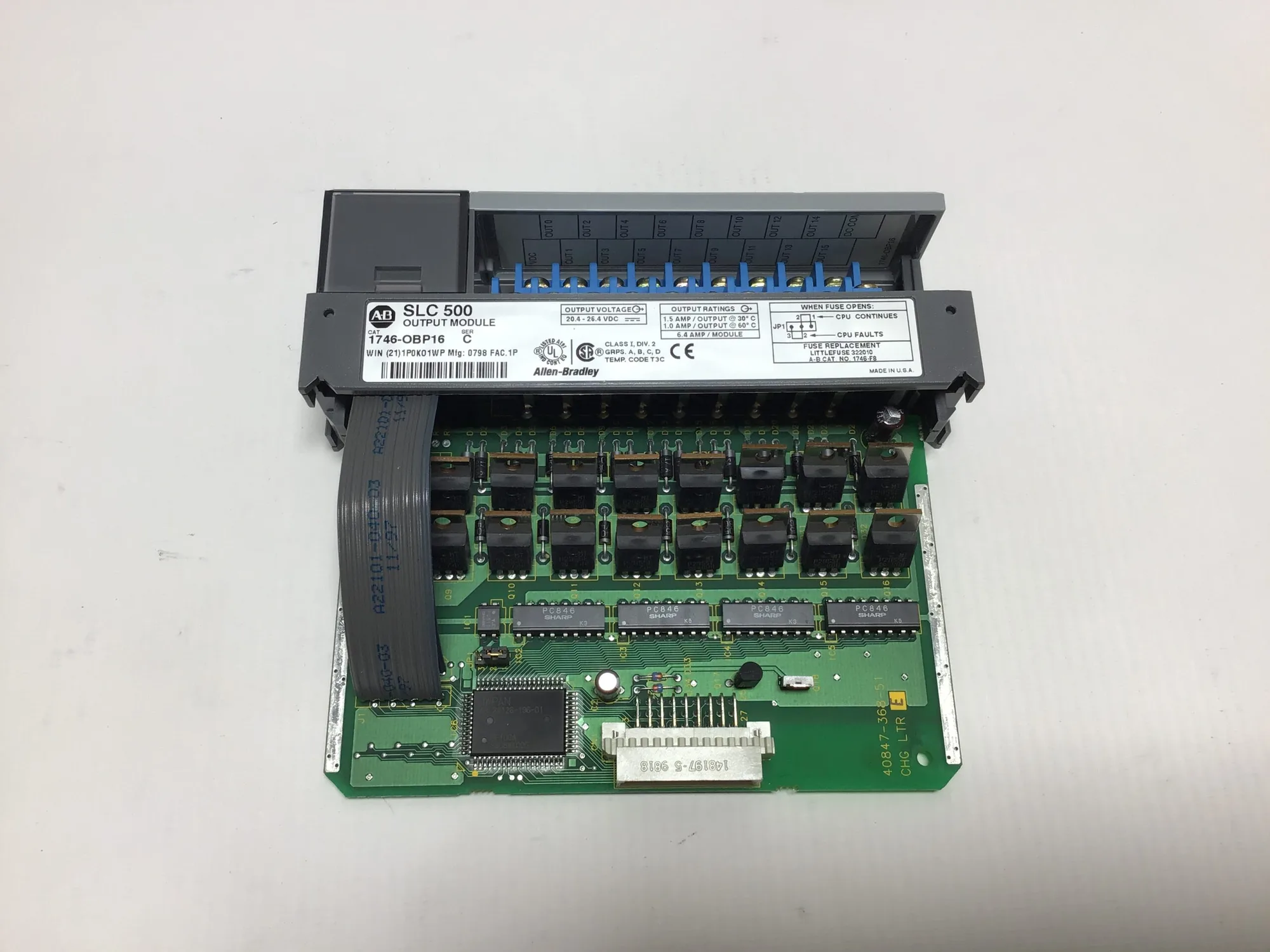 Allen-Bradley 1746-OBP16 – SLC500 Output Module Series C 20.4-26.4VDC