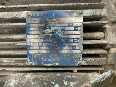 20 HP Gould Vacuum Conveyor