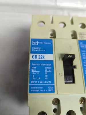 Used CUTLER-HAMMER GD 22K Miscellaneous Equipment (Electrical & Power) | Surplus Asset Holdings #1190367