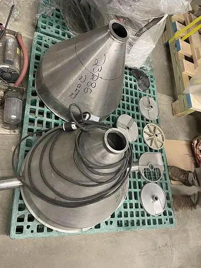 Used CUSTOM DESIGNED & MANUFACTURED CONICAL HOPPER FOR A PISTON FILLER Piston Fillers Ohio US | Regal Equipment Inc #219382