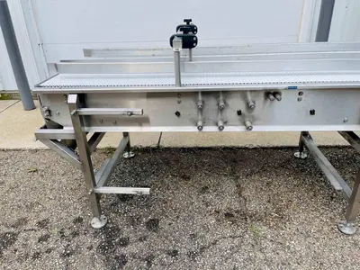 KleenLine 14.5ft Dual Belt Stainless Steel Flat Conveyor
