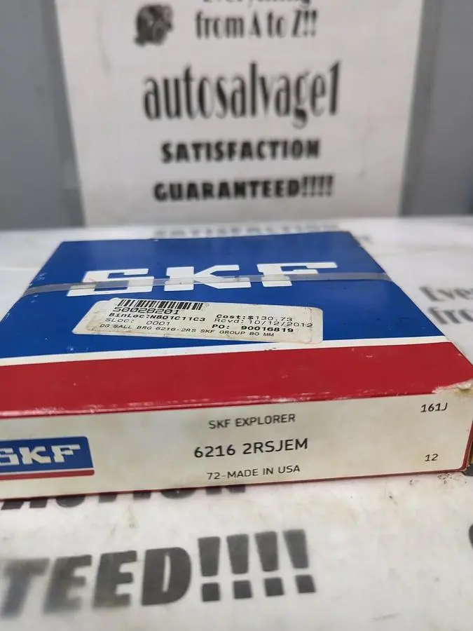 New | in-Stock SKF 6216-2RSJEM Bearings | Surplus Asset Holdings #1196901