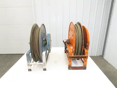 Hannay Reels 716-23-24 C Retractable Industrial Air Hose Reel 1/2" Lot Of 2