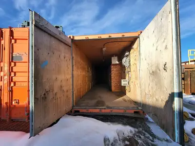 40 ft Insulated Shipping Container on Skid w/ Shelving & Electrical - EU4098815
