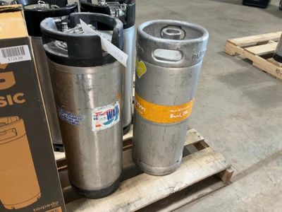 Used LOT OF (6) 5 GALLON TORPEDO KEGS Beer Equipment Michigan US | Miedema Asset Management Group #1580089