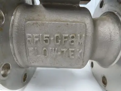 FlowTek 4-150 4" Stainless Ball Valve & Pneumatic Actuator Assembly DAB092
