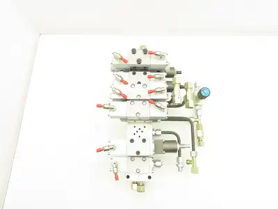 Wandfluh BKII BK4 Solenoid Air Valve 8-Station Hydraulic Manifold Assembly