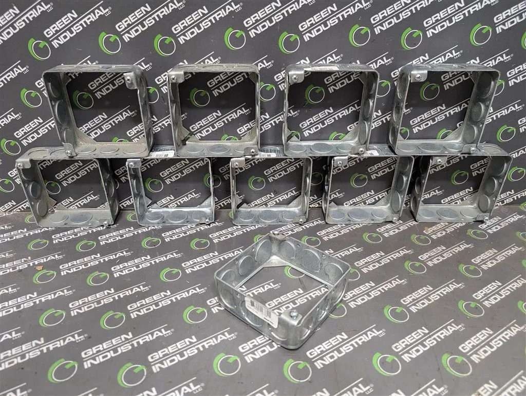 Lot of 10 Steel City 53151-12 3/4 Outlet Box Extension Rings New
