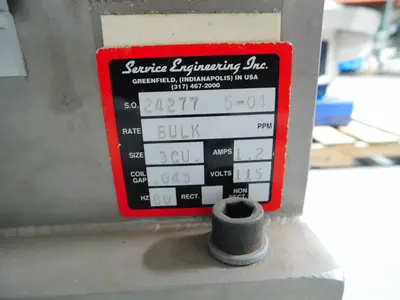 Used SERVICE ENGINEERING 24277- Vibratory Feeders Texas US | Aucto #1454415