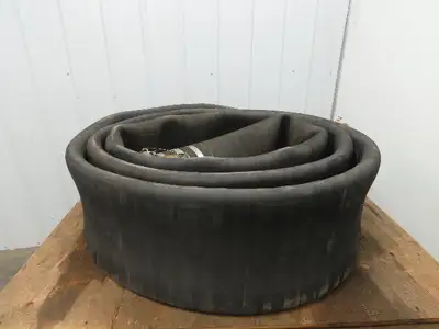 8"x 25' Rubber Nylon Suction Hose Female PT 80C Brass Camlock Coupling