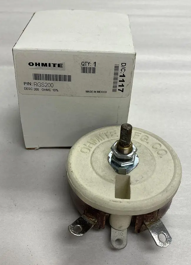 New | in-Stock OHMITE RGS200 Miscellaneous Equipment (Electrical & Power) | Surplus Asset Holdings #1189692