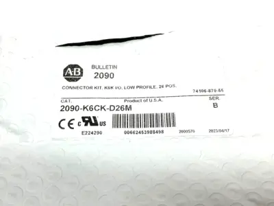 2090-K6CK-D26M | Allen Bradley  Ser. B Low Profile I/O Cable Connector Kit 26-Pos - New Other