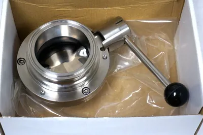 NEW 3A FORGED BUTTERFLY VALVE 316L, CLAMP, 3''