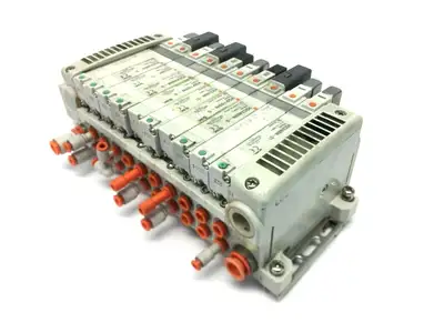 Used SMC PLUG-IN MANIFOLD Connector Accessories | Maverick Industrial Sales #1115076