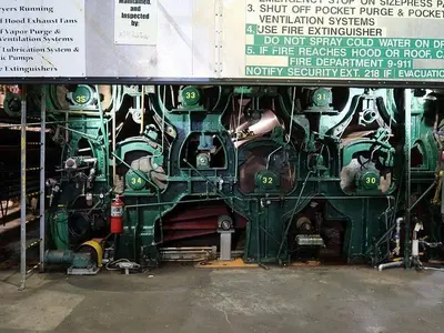 USED BELOIT DRYER CAN SECTION