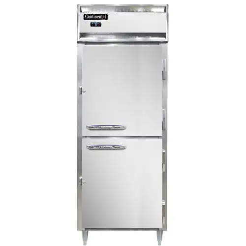 Continental D1FENSSHD 28 1/2" Designer Line One Section Reach In Freezer, (2) Right Hinge Solid Doors, 115v