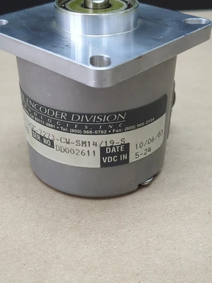 BEI H25D-F62-SS-12GC-7273-CW-SM14/19-S Industrial Optical Incremental Encoder