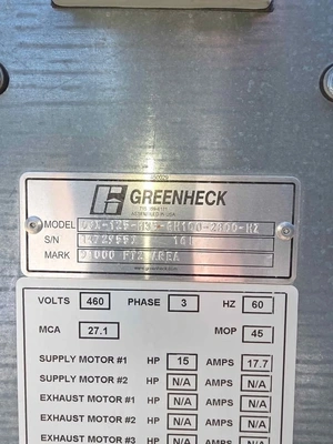 GREENHECK DGX-125-H35-GH100-2800- H2 Heated Air Make-Up | MAVERICK UNLIMITED INC. (6)