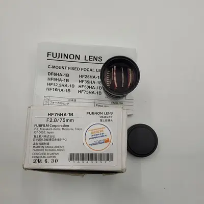 New | in-Stock FUJI FUJI LENS HF75HA-1B Camera Systems | ND Industrial Surplus #1225862
