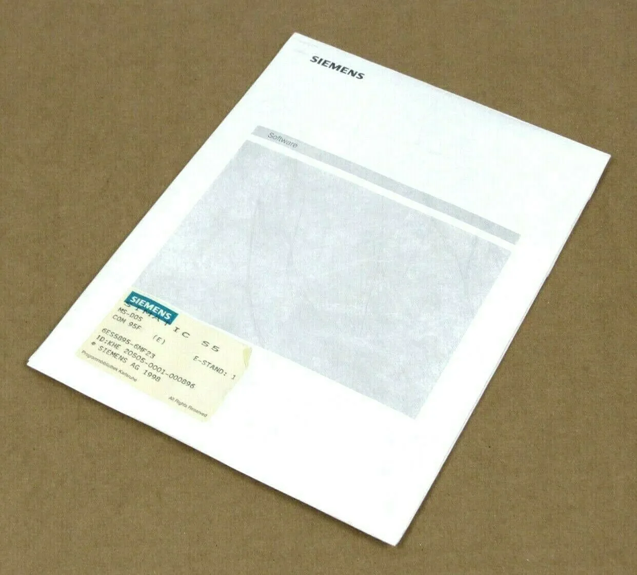 NEW SIEMENS SIMATIC S5