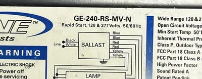 New | in-Stock GENERAL ELECTRIC GE-240-RS-MV-N Lighting Ohio US | Surplus Asset Holdings #1240693