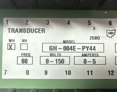 NEW Ohio Semitronics GH-004E-PY44