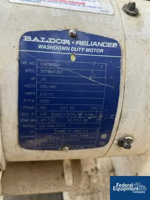 USED Votator 158 Sq Ft Votator Wiped Film Evaporator, 304 S/S
