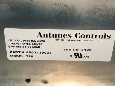 Used ANTUNES CONTROLS 8503130033 Temperature Controls Ohio US | HGR 24 #1411400