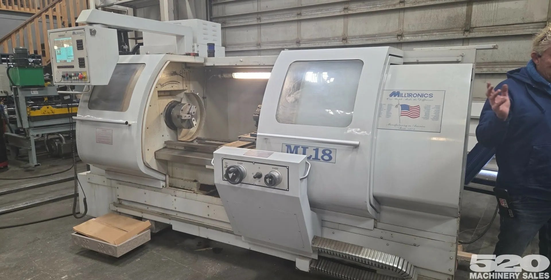 2006 Milltronics ML18 CNC Lathe W/ Pragati Turret