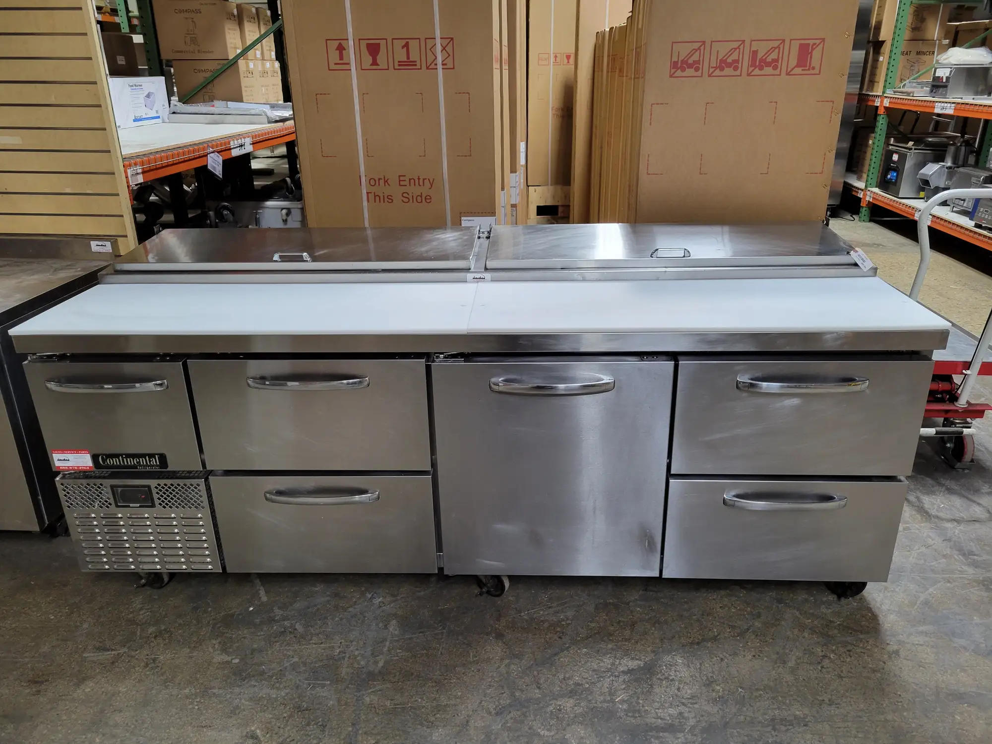 Continental CPA93, Commercial 93" Pizza Prep Table