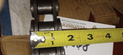 USED MORSE 50-2R- 4 FT 10' Roller Chain