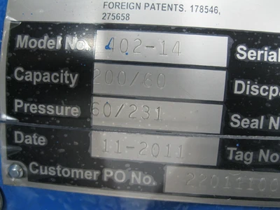 New | in-Stock Discflo 402-14 Pumps New Hampshire US | Bitter End Trading #1453022