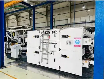 USED 2019 W&H CEMENT PAPER LINE MACHINE