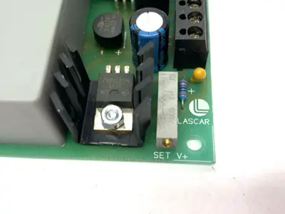 USED LASCAR ADJUSTABLE VOLTAGE TWIN RAIL POWER SUPPLY MODULE