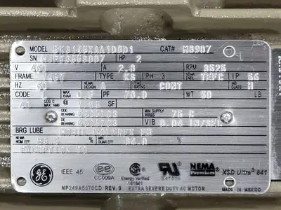 USED GE MOTORS 5KS145XAA108D1