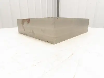 Mild Carbon Steel Flat Ground Stock 3.65" x 14" Square  200Lbs