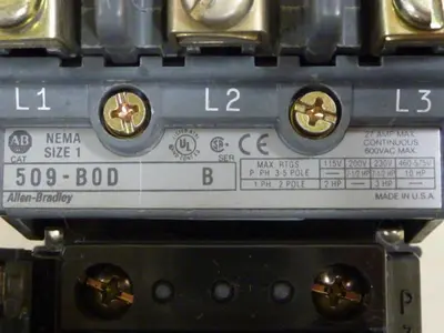 USED ALLEN BRADLEY 509-BOD SER B W35