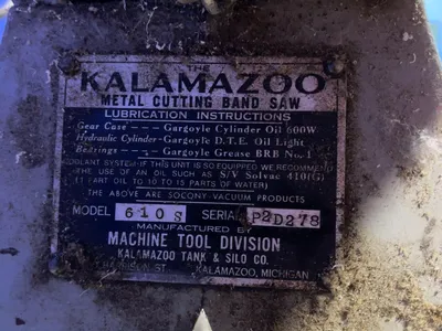 USED KALAMAZOO TANK & SILO CO. 610S