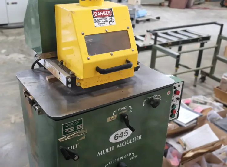Used Mikron M645 Woodworking Moulders British Columbia CA | Coast Machinery Group #1275713