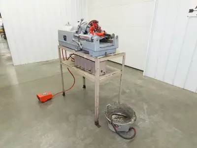 Ridgid 535 Pipe Bolt Threader Machine Stand 120VAC 15A Universal 811A Die 1/8-2"