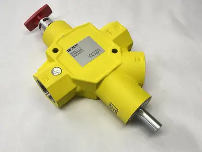 USED PARKER LV SERIES PNEUMATIC LOCKOUT HIGH FLOW 2" NPT