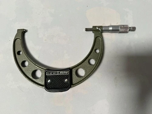 Mitutoyo 103-220  5" - 6" Outside Micrometer .0001" Made in Japan Free Shipping