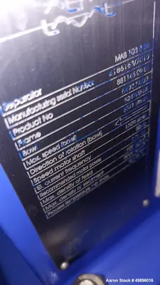 USED ALFA LAVAL MAB 103