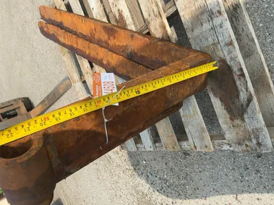 (2) Used 47-1/2” Long Forks for Telehandler, 2” pin holes, 4” wide