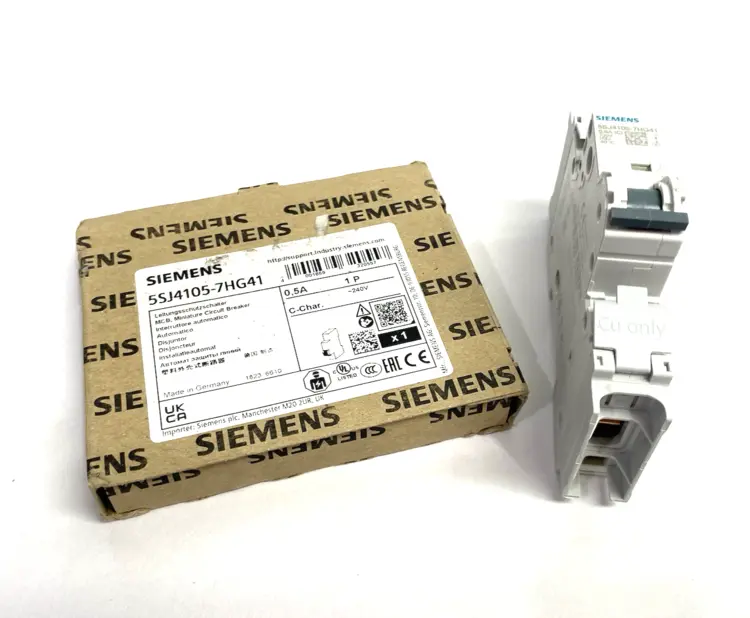 Used SIEMENS MINIATURE CIRCUIT BREAKER 1-POLE 0,5A C-CHAR. Circuit Breakers | Maverick Industrial Sales #1101967