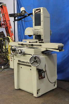 Used 1994 Okamoto LINEAR 618B, 1994, 1X DRO, ROLLER BEARING TABLE, Reciprocating Surface Grinders New Jersey US | Machinery Values #1460729