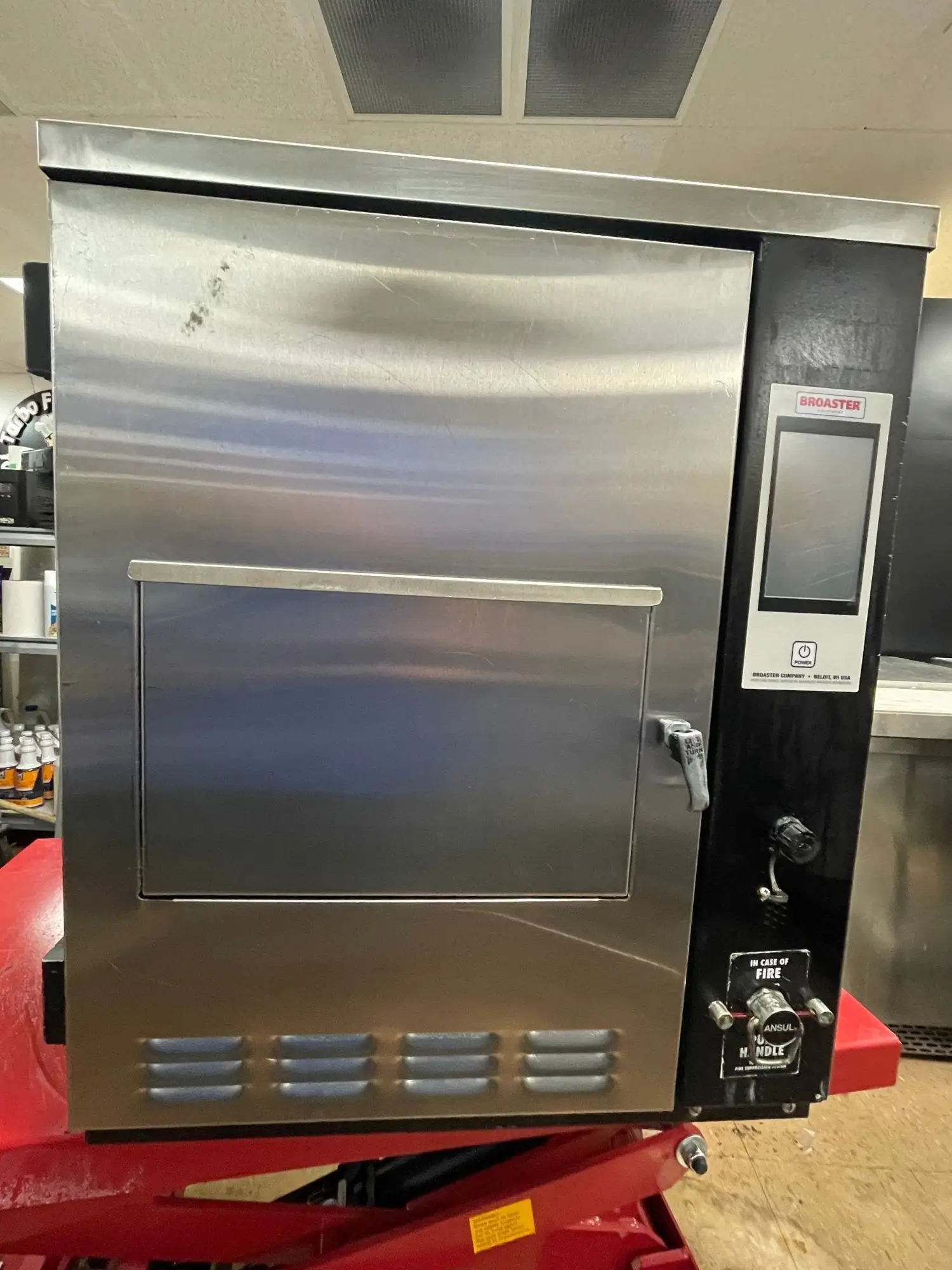Used Broaster Used Broaster VF-3i SmartTouch 21lb Ventless Fryer with ANSUL System 120/208V 1PH Cookers / Coolers / Fryers Illinois US | Falcon Restaurant Supply #1375199