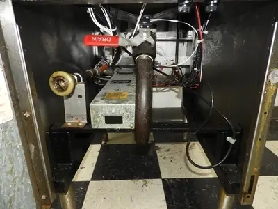 Used Hobart Used Hobart HF85C Commercial Full Pot Deep fryer with Auto Lift 220 volt 3 phase Cookers / Coolers / Fryers Illinois US | Falcon Restaurant Supply #1376494